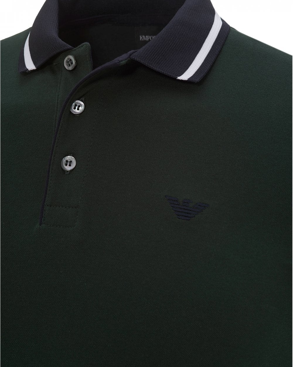 green armani polo shirt